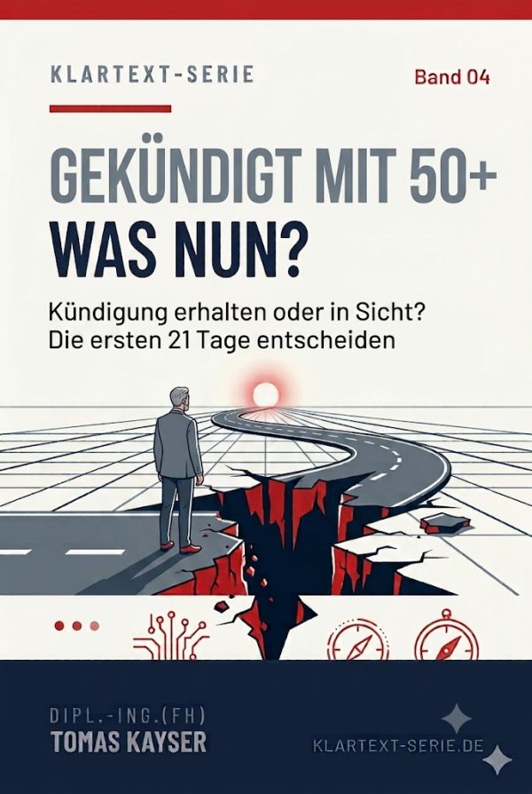 Buchcover: Gekündigt mit 50 - was nun? – KLARTEXT-Serie Band 04 von Tomas Kayser