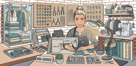 Illustration Nähservice