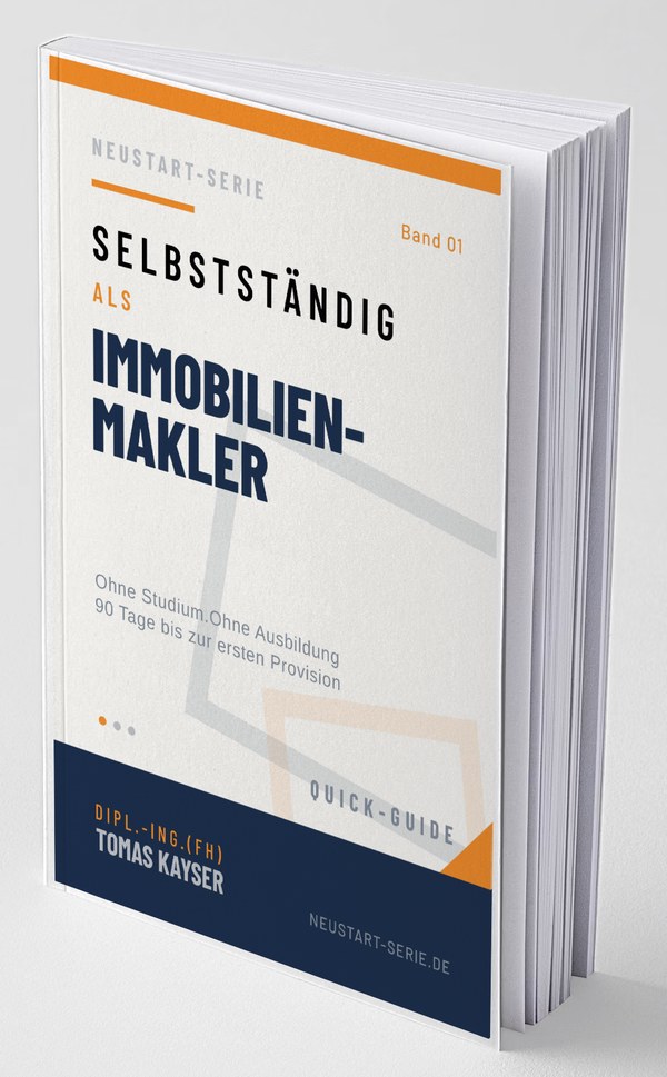 Quick Guide Selbstständig als Immobilienmakler – Buchcover