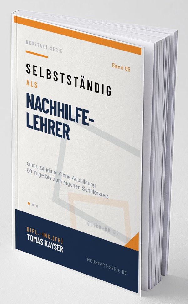 Quick Guide Selbstständig als Nachhilfelehrer – Buchcover